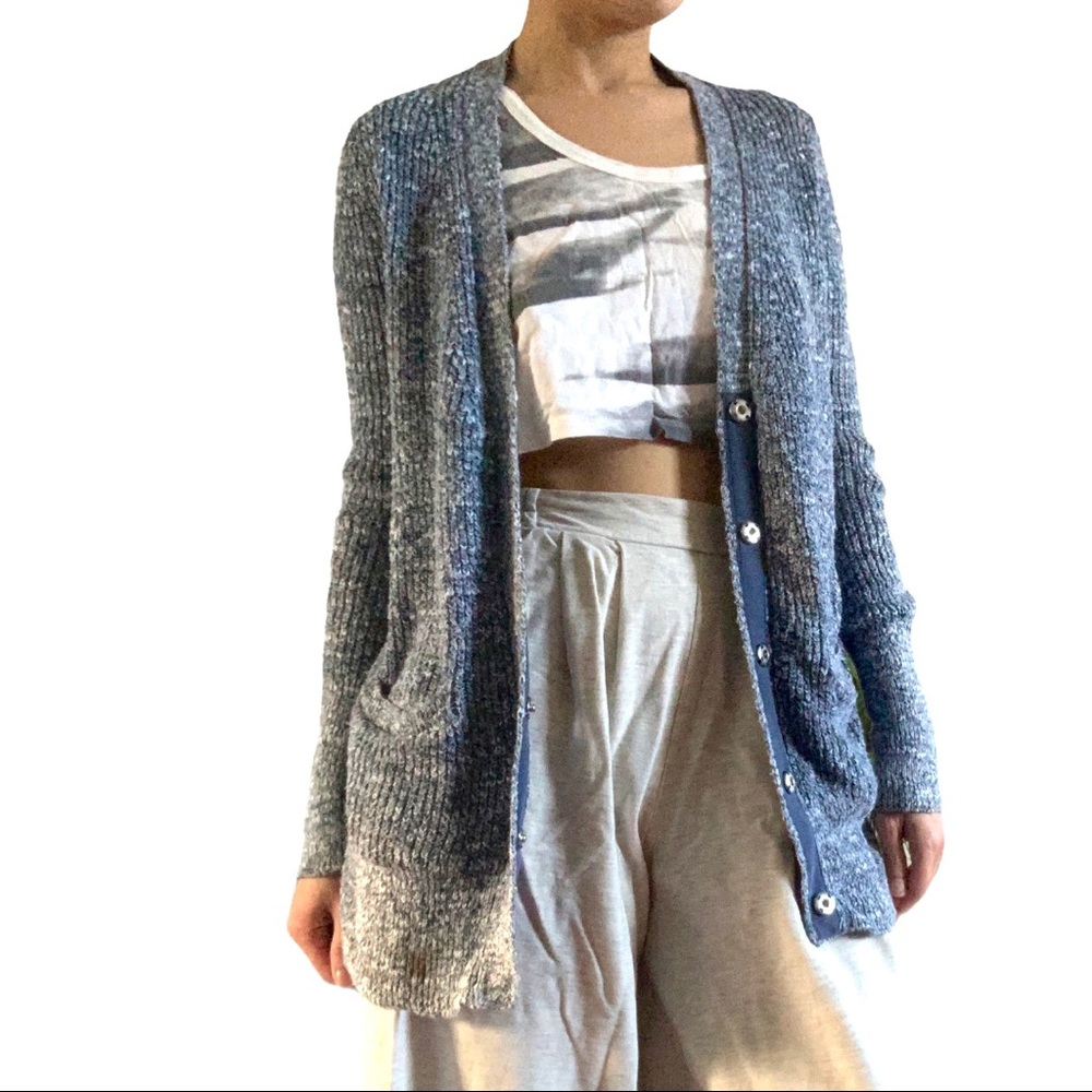 Banana Republic Cotton/ Satin Cardigan (S)